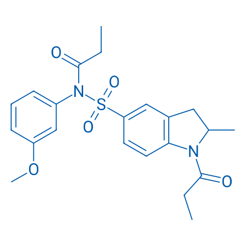 N-(3-Methoxyphenyl)-N-((2-methyl-1-propionylindolin-5-yl)sulfonyl)propionamide 100mg
