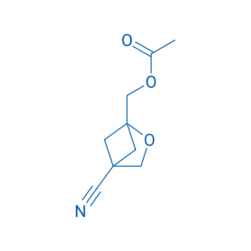 (4-Cyano-2-oxabicyclo[2.1.1]hexan-1-yl)methyl acetate 250mg