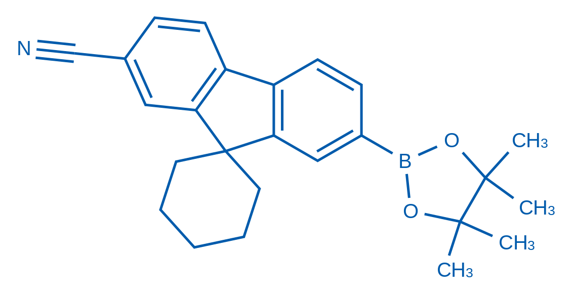 7'-(4,4,5,5-Tetramethyl-1,3,2-dioxaborolan-2-yl)spiro[cyclohexane-1,9'-fluorene]-2'-carbonitrile 1g