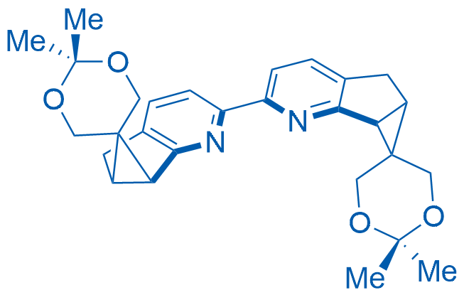 (5aS,6aR)-2-((5aS,6aR)-2',2'-Dimethyl-5a,6a-dihydro-5H-spiro[cyclopropa[4,5]cyclopenta[1,2-b]pyridine-6,5'-[1,3]dioxan]-2-yl)-2',2'-dimethyl-5a,6a-dihydro-5H-spiro[cyclopropa[4,5]cyclopenta[1,2-b]pyridine-6,5'-[1,3]dioxane] 100mg
