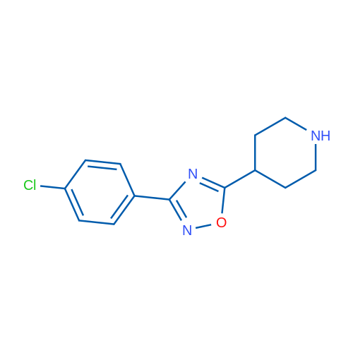 3-(4-chlorophenyl)-5-(piperidin-4-yl)-1,2,4-oxadiazole 1g