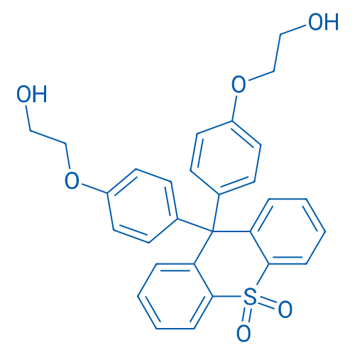 9,9-Bis(4-(2-hydroxyethoxy)phenyl)-9H-thioxanthene 10,10-dioxide 100mg
