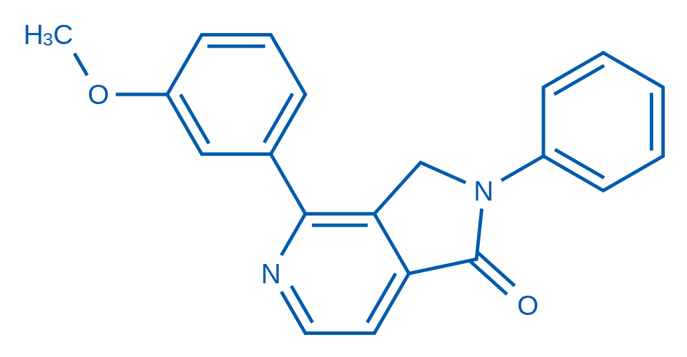 4-(3-Methoxyphenyl)-2-phenyl-2,3-dihydro-1H-pyrrolo[3,4-c]pyridin-1-one 25mg