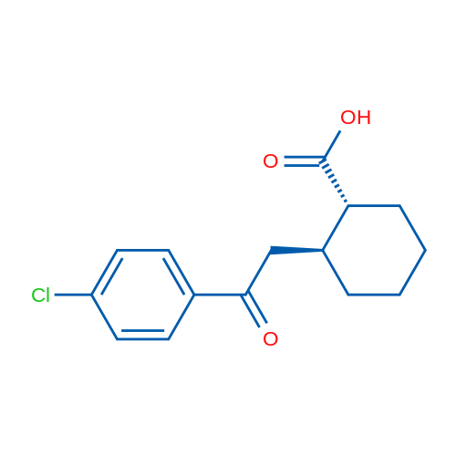 trans-2-[2-(4-Chlorophenyl)-2-oxoethyl]cyclohexane-1-carboxylic acid 1g