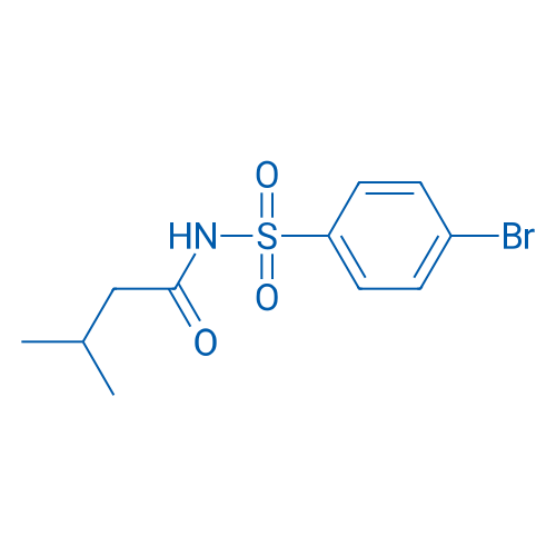 N-((4-Bromophenyl)sulfonyl)-3-methylbutanamide 1g