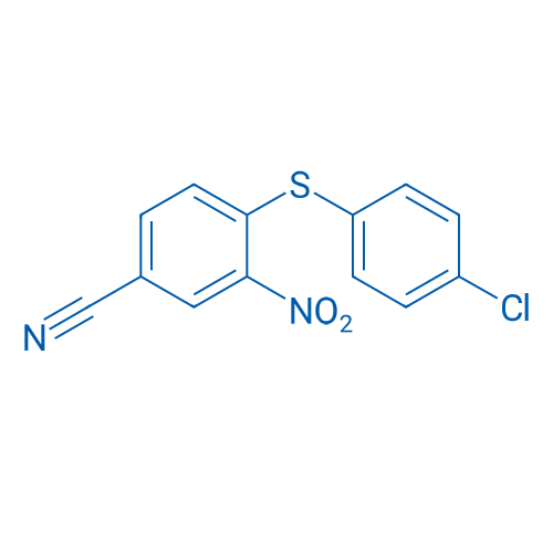 4-((4-Chlorophenyl)thio)-3-nitrobenzonitrile 1g