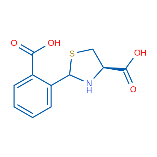 (4R)-2-(2-Carboxyphenyl)-1,3-thiazolidine-4-carboxylic acid 1g