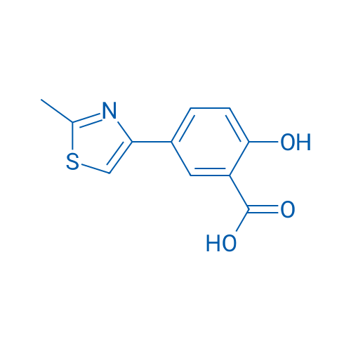 2-Hydroxy-5-(2-methylthiazol-4-yl)benzoic acid 1g