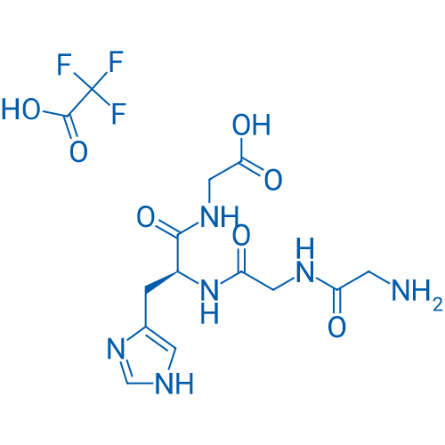 (S)-2-(2-(2-(2-Aminoacetamido)acetamido)-3-(1H-imidazol-4-yl)propanamido)acetic acid 2,2,2-trifluoroacetate 1g