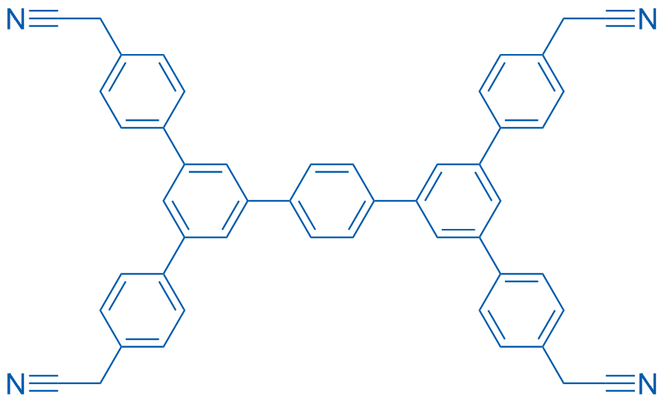 2,2',2'',2'''-(1,4-Phenylenebis([1,1':3',1''-terphenyl]-5',4,4''-triyl))tetraacetonitrile 100mg
