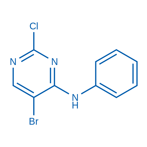 5-Bromo-2-chloro-N-phenylpyrimidin-4-amine 250mg