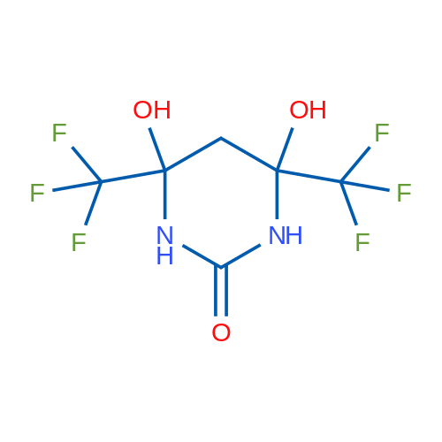 4,6-BIs(hydroxy)-4.6-bis(trifluoromethyl)tetrahydropyrimidine-2-one 1g