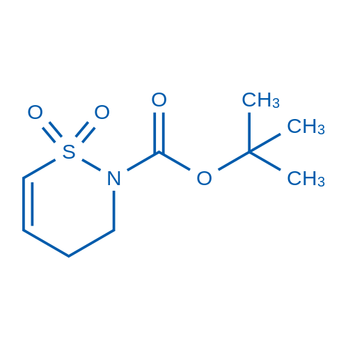 tert-Butyl 3,4-dihydro-2H-1,2-thiazine-2-carboxylate 1,1-dioxide 250mg