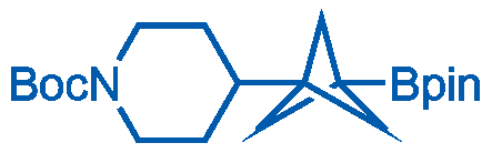 tert-Butyl 4-(3-(4,4,5,5-tetramethyl-1,3,2-dioxaborolan-2-yl)bicyclo[1.1.1]pentan-1-yl)piperidine-1-carboxylate 100mg