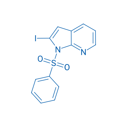 2-Iodo-1-(phenylsulfonyl)-1H-pyrrolo[2,3-b]pyridine 250mg
