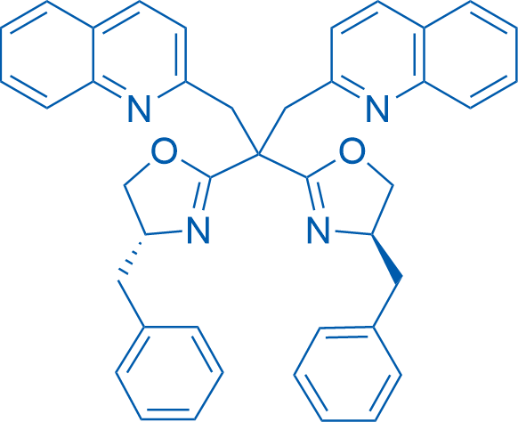 (4R,4'R)-2,2'-(1,3-Di(quinolin-2-yl)propane-2,2-diyl)bis(4-benzyl-4,5-dihydrooxazole) 100mg