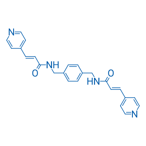 (2E,2'E)-N,N'-(1,4-Phenylenebis(methylene))bis(3-(pyridin-4-yl)acrylamide) 100mg