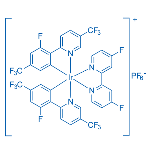 Iridium-(4,4'-difluoro-2,2'-bipyridine-κN1,κN1')bis[(3-fluoro-5-trifluoromethyl)-2-(5-trifluoromethyl-2-pyridinyl-κN)phenyl-κC]-hexafluorophosphate 250mg