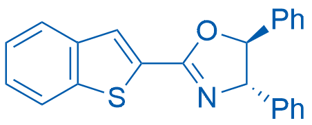 (4S,5S)-2-(Benzo[b]thiophen-2-yl)-4,5-diphenyl-4,5-dihydrooxazole 100mg