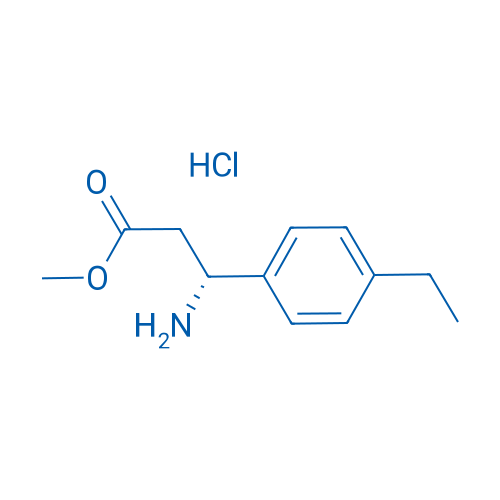 Methyl (R)-3-amino-3-(4-ethylphenyl)propanoate hydrochloride 250mg