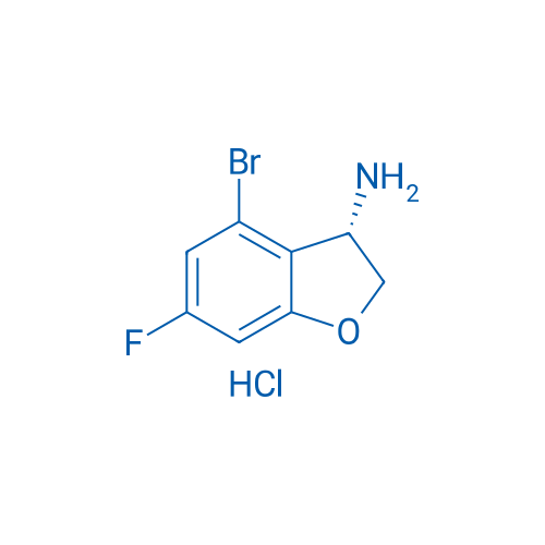 (S)-4-Bromo-6-fluoro-2,3-dihydrobenzofuran-3-amine hydrochloride 50mg
