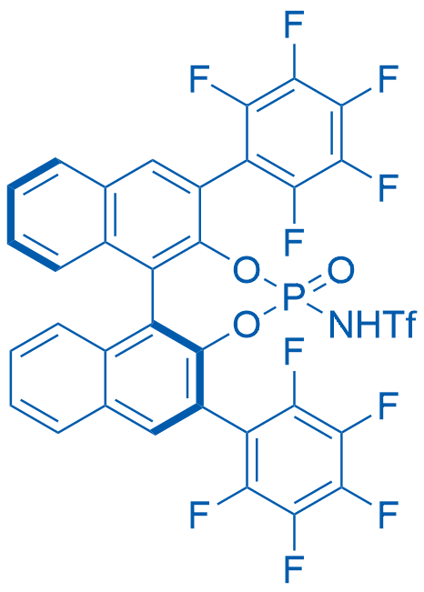 1,1,1-Trifluoro-N-((11bS)-4-oxido-2,6-bis(perfluorophenyl)dinaphtho[2,1-d:1',2'-f][1,3,2]dioxaphosphepin-4-yl)methanesulfonamide 100mg