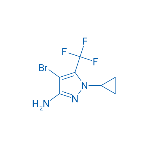 4-Bromo-1-cyclopropyl-5-(trifluoromethyl)-1H-pyrazol-3-amine 1g