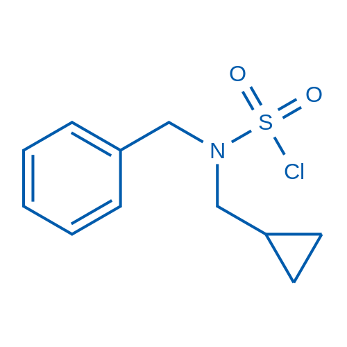 Benzyl(cyclopropylmethyl)sulfamoyl chloride 50mg
