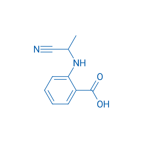2-((1-Cyanoethyl)amino)benzoic acid 250mg