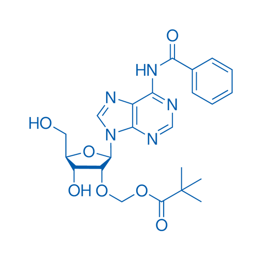 (((2R,3R,4R,5R)-2-(6-Benzamido-9H-purin-9-yl)-4-hydroxy-5-(hydroxymethyl)tetrahydrofuran-3-yl)oxy)methyl pivalate 100mg