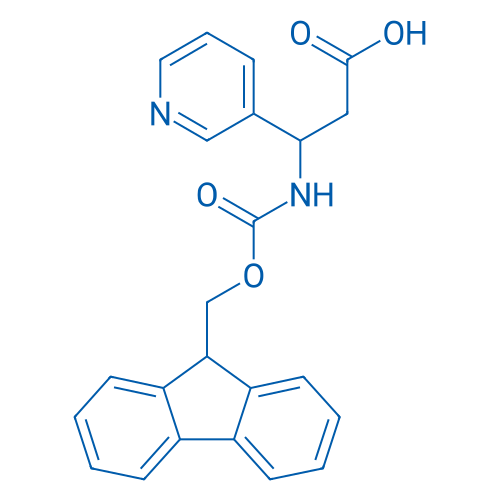 3-((((9H-Fluoren-9-yl)methoxy)carbonyl)amino)-3-(pyridin-3-yl)propanoic acid 250mg