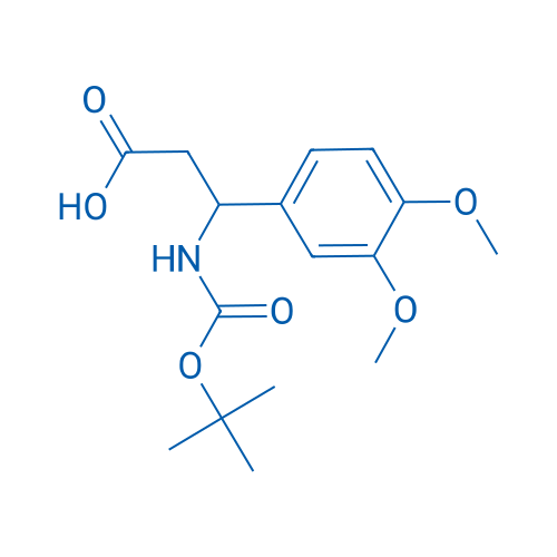 3-((tert-Butoxycarbonyl)amino)-3-(3,4-dimethoxyphenyl)propanoic acid 1g