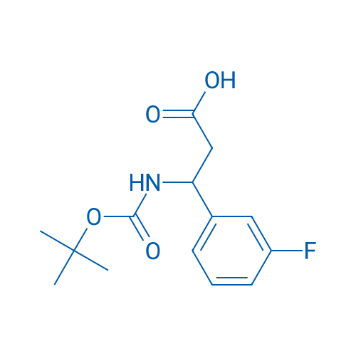 3-((tert-Butoxycarbonyl)amino)-3-(3-fluorophenyl)propanoic acid 1g