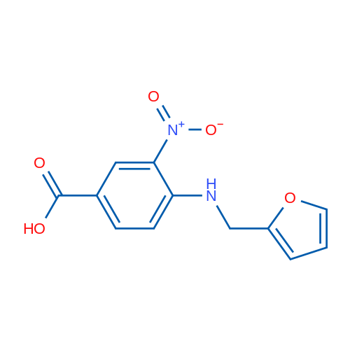 4-((Furan-2-ylmethyl)amino)-3-nitrobenzoic acid 5g