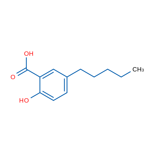 2-Hydroxy-5-pentylbenzoic acid 250mg