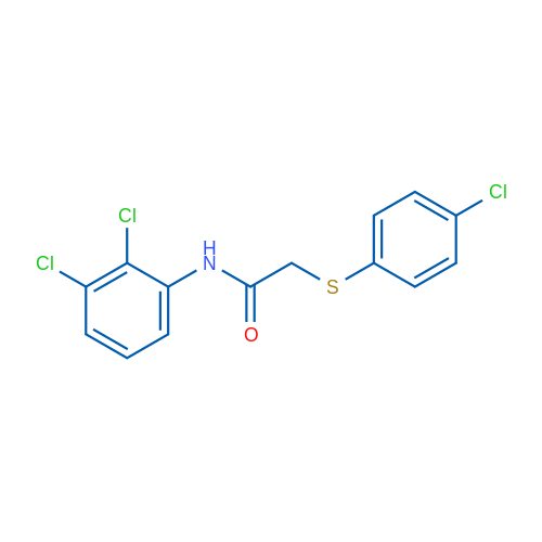 2-[(4-Chlorophenyl)sulfanyl]-N-(2,3-dichlorophenyl)acetamide 1g