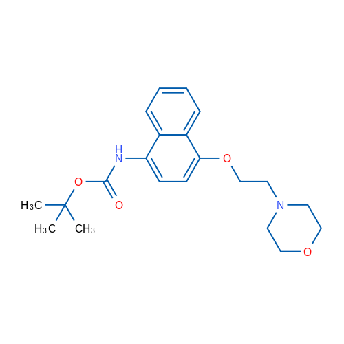 tert-Butyl (4-(2-morpholinoethoxy)naphthalen-1-yl)carbamate 1g
