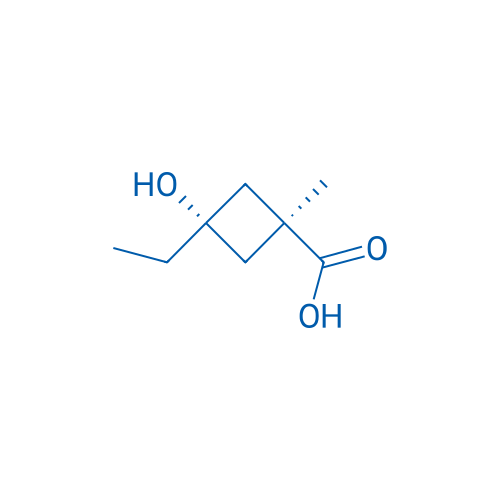 cis-3-Ethyl-3-hydroxy-1-methylcyclobutane-carboxylic acid 100mg