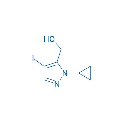 (1-Cyclopropyl-4-iodo-1H-pyrazol-5-yl)methanol 1g