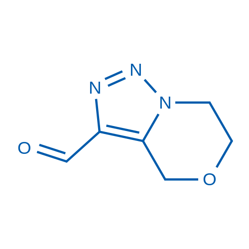 6,7-Dihydro-4H-[1,2,3]triazolo[5,1-c][1,4]oxazine-3-carbaldehyde 250mg