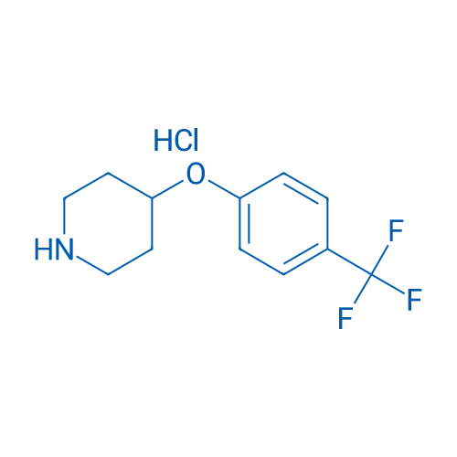 4-(4-(Trifluoromethyl)phenoxy)piperidine hydrochloride 250mg