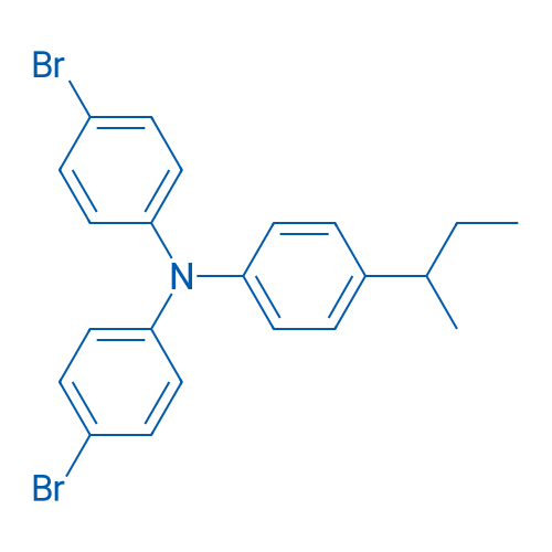 4-Bromo-N-(4-bromophenyl)-N-(4-(sec-butyl)phenyl)aniline 250mg