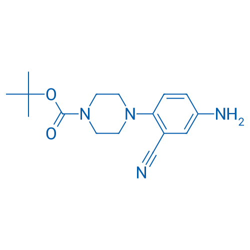 tert-Butyl 4-(4-amino-2-cyanophenyl)piperazine-1-carboxylate 100mg