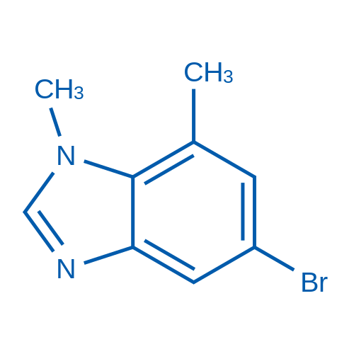 5-Bromo-1,7-dimethyl-1H-benzo[d]imidazole 100mg