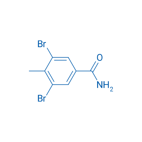 3,5-Dibromo-4-methylbenzamide 250mg