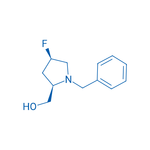 ((2R,4R)-1-Benzyl-4-fluoropyrrolidin-2-yl)methanol 250mg