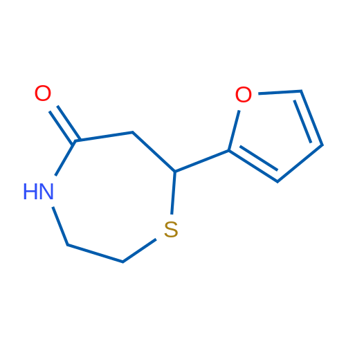 7-(Furan-2-yl)-1,4-thiazepan-5-one 5g