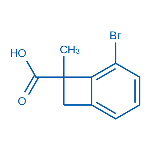 5-Bromo-7-methylbicyclo[4.2.0]octa-1,3,5-triene-7-carboxylic acid 250mg