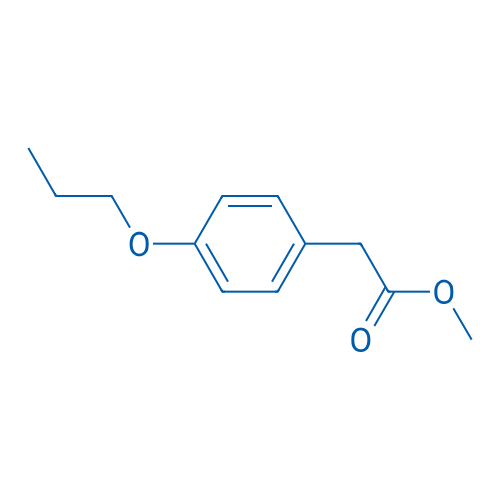 4-Propoxy-benzeneacetic acid methyl ester 1g