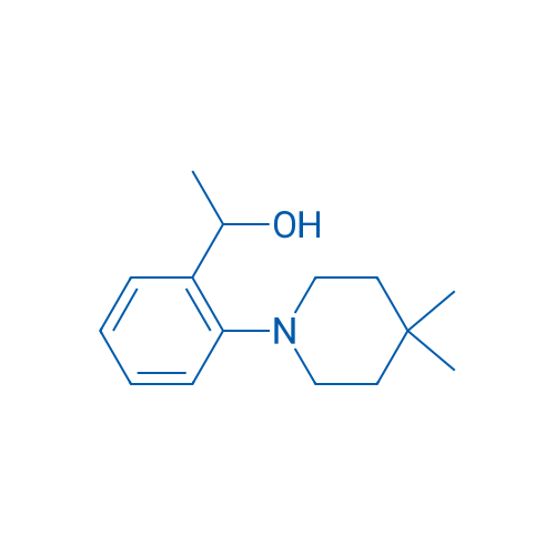 1-(2-(4,4-Dimethylpiperidin-1-yl)phenyl)ethan-1-ol 250mg